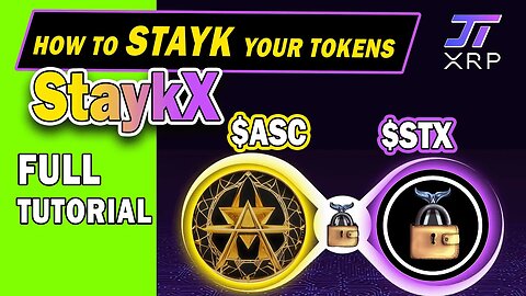 How to Stayk your StaykX tokens - TUTORIAL - STX & ASC