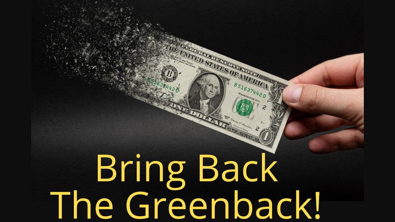 Wanna Stop Inflation? Bring Back The Greenback.