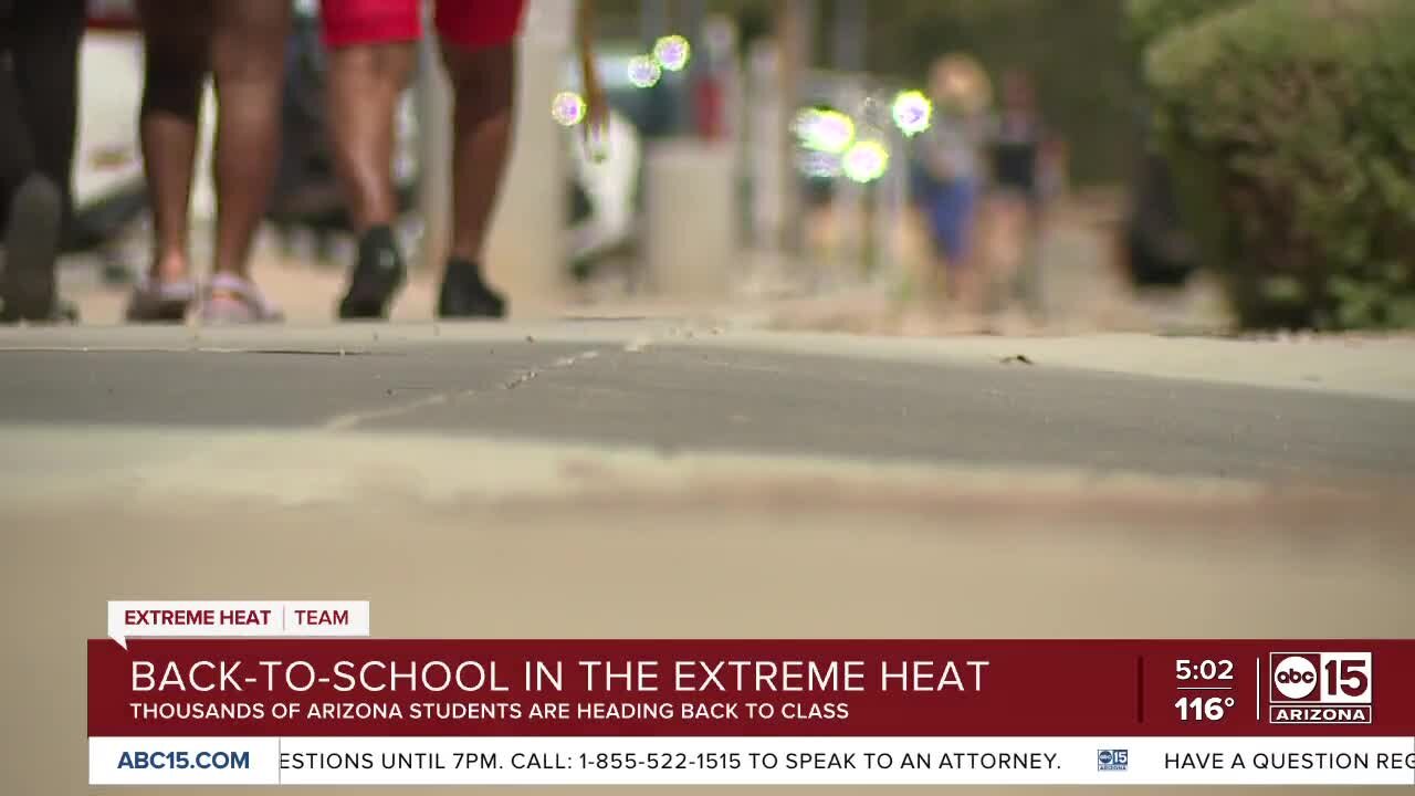 Back-to-school in extreme heat