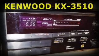 Kenwood KX-3510 - Vintage Auto Reverse Stereo Cassette Deck Dolby B, C, Hx-Pro review