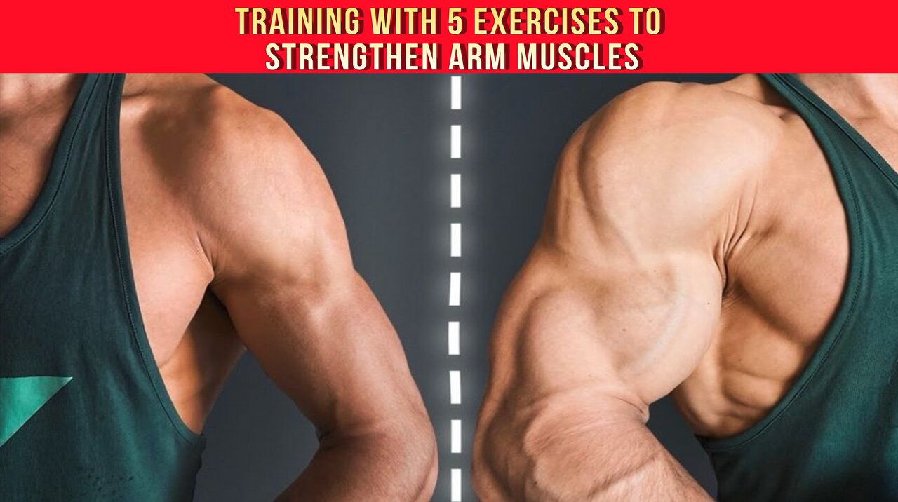 5 movements target different arm muscles and transform your body in 30 days!