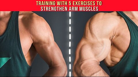 5 movements target different arm muscles and transform your body in 30 days!