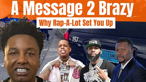 ⚡️ HONEYCOMB BRAZY EXCLUSIVE: The Real Reason Rap-A-Lot Set Honeycomb Brazy Up!