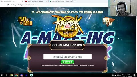 É OFICIAL RAGNAROK NFT PLAY TO EARN GRATIS - MUITOS PREMIOS NO PRÉ - REGISTRO #ragnarok