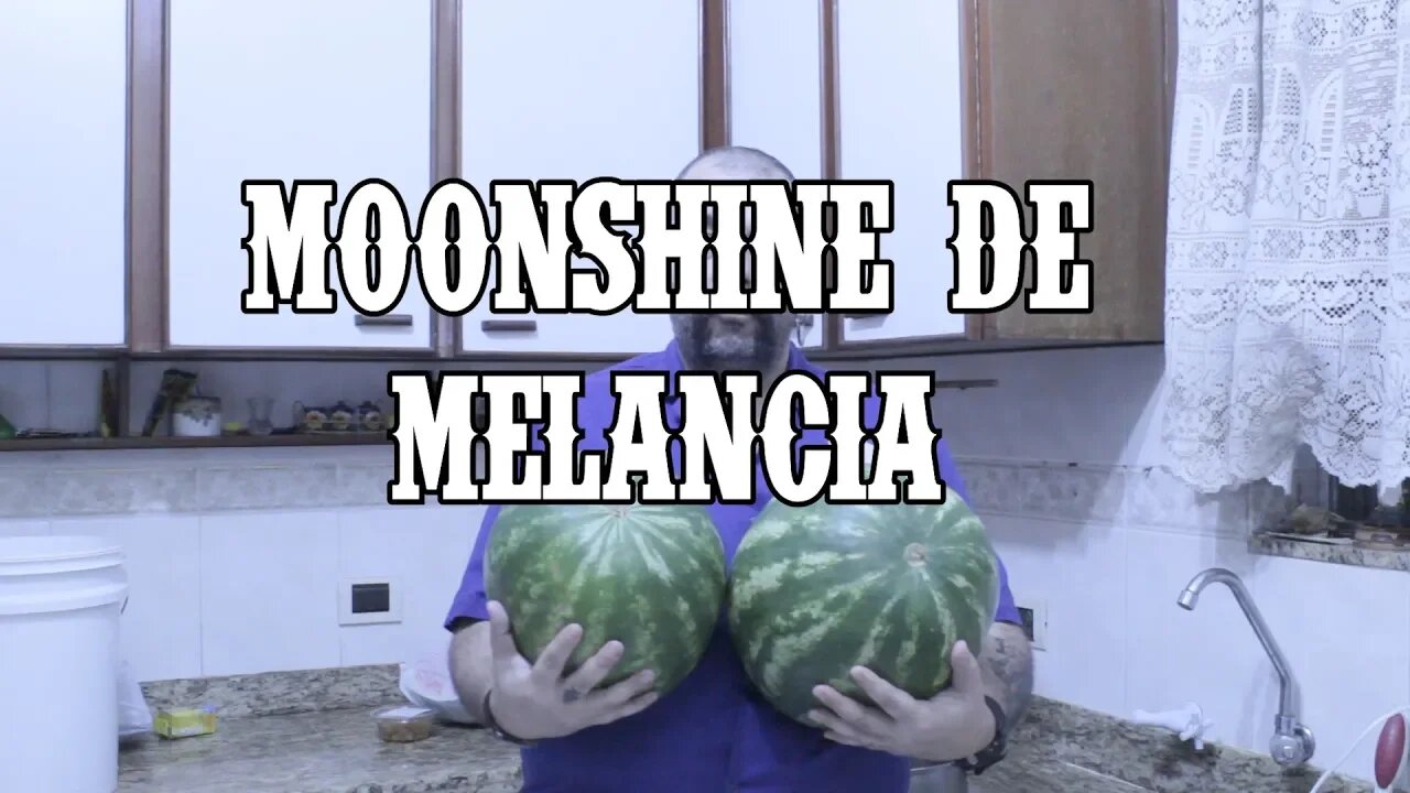 Como fazer moonshine de melancia / mosto para aguardente de frutas