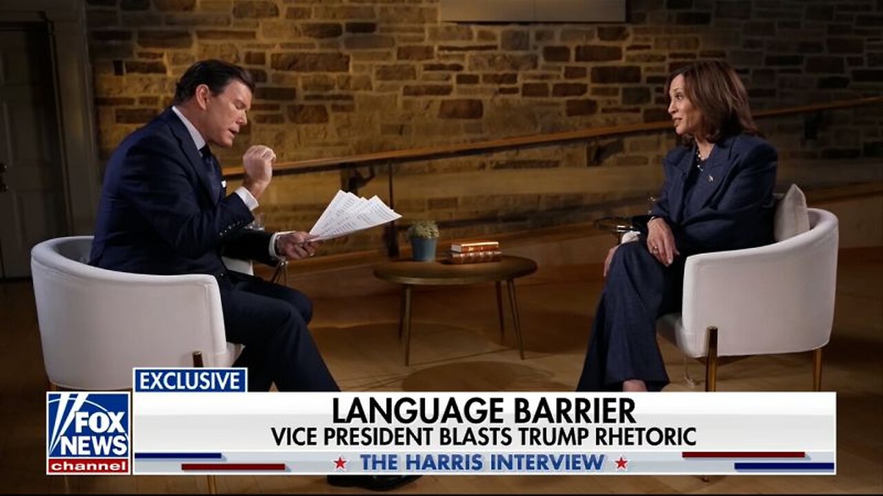 Kamala Harris IMPLODES During Fox News Interview With Brett Baier