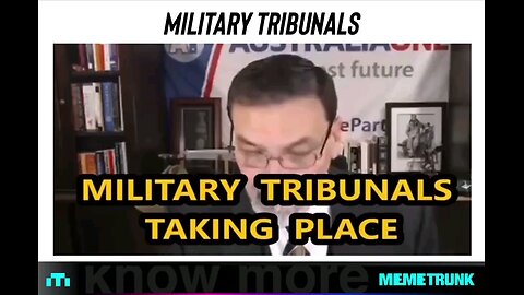 For people asking why we have not seen Military Tribunals, here is a glimpse into the reasons