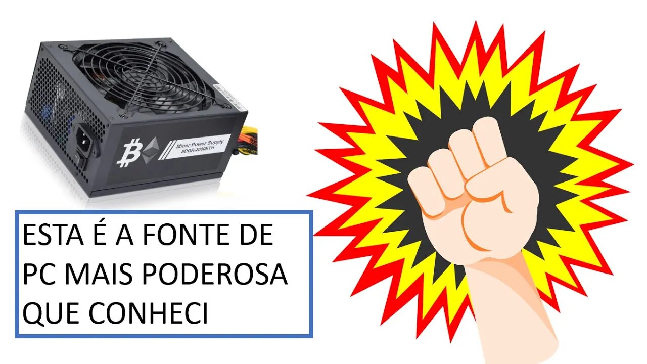 REVIEW da fonte de PC mais PODEROSA que conheci