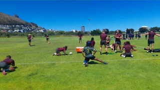 WATCH: Springboks Sevens Team Train for World Rugby Sevens Series