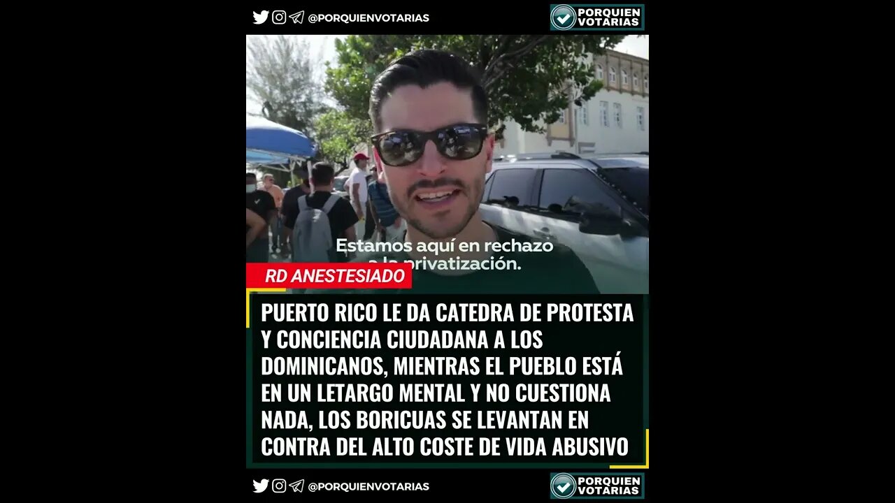 PUERTO RICO LE DA CATEDRA DE PROTESTA Y CONCIENCIA CIUDADANA A LOS DOMINICANOS