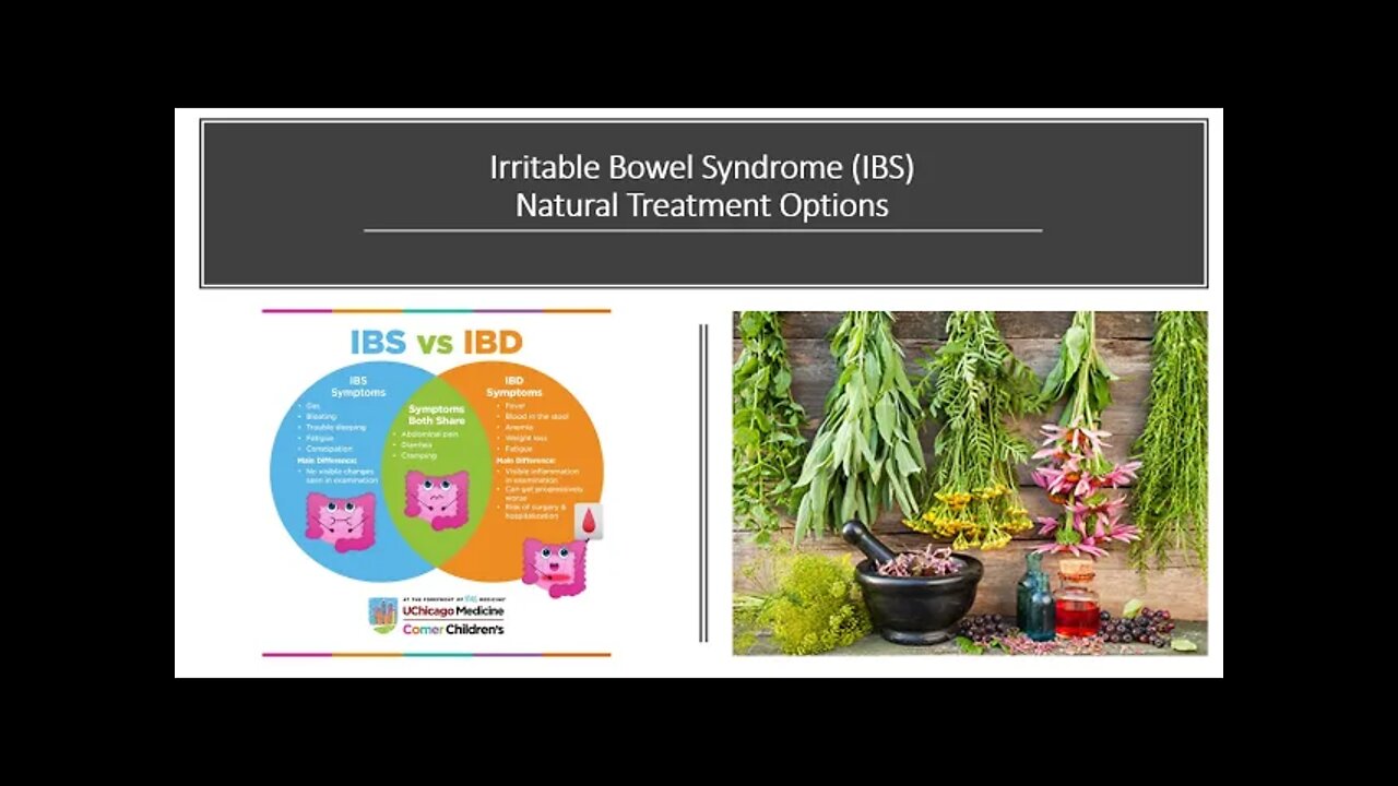 Irritable Bowel Syndrome IBS - Natural Treatment Options with Herbs & Supplements