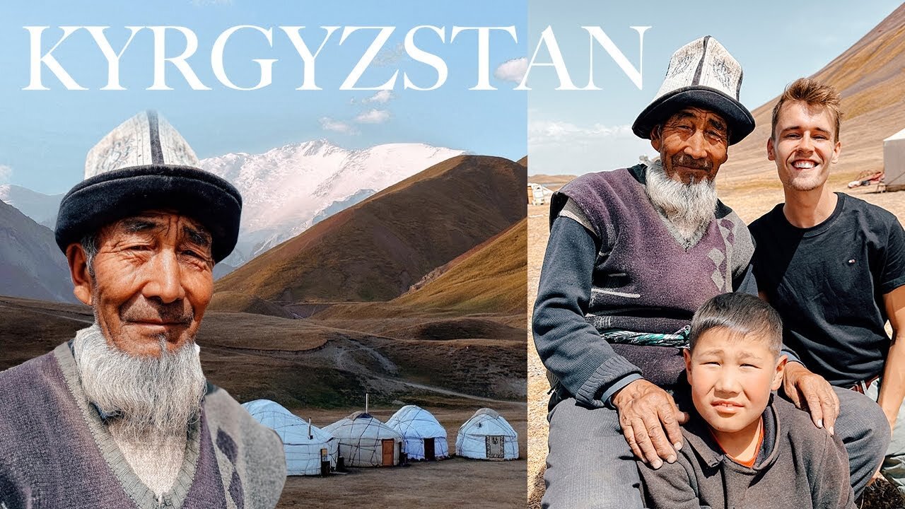 life in the mountains staying in yurts in Kyrgyzstan🇰🇬