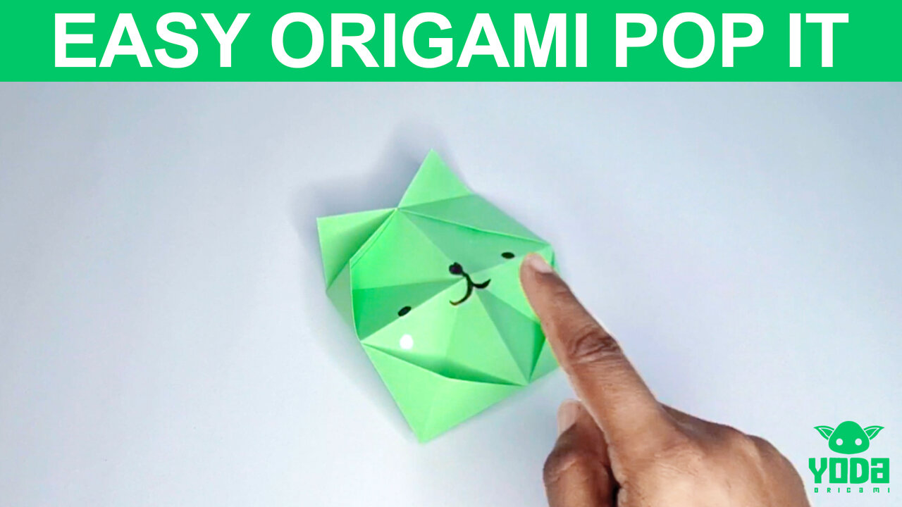 How To Make an Origami Pop It - Easy And Step By Step Tutorial