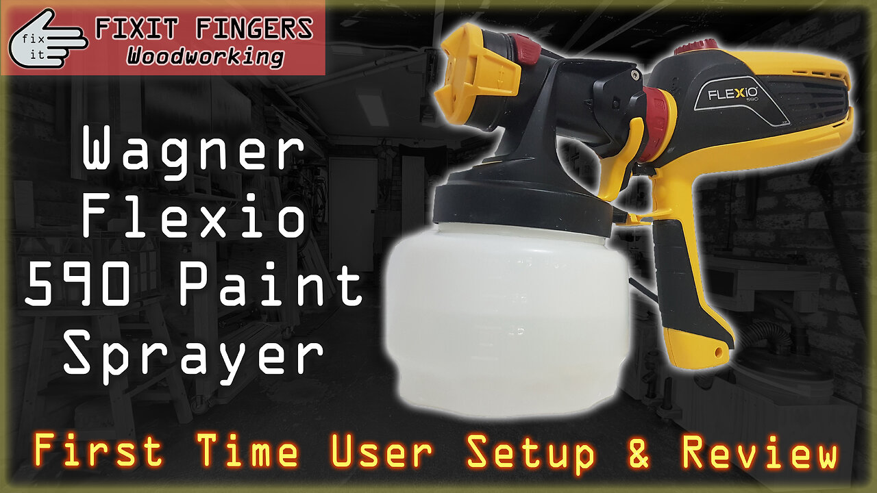 Wagner Flexio 590 Paint Sprayer Review and Setup