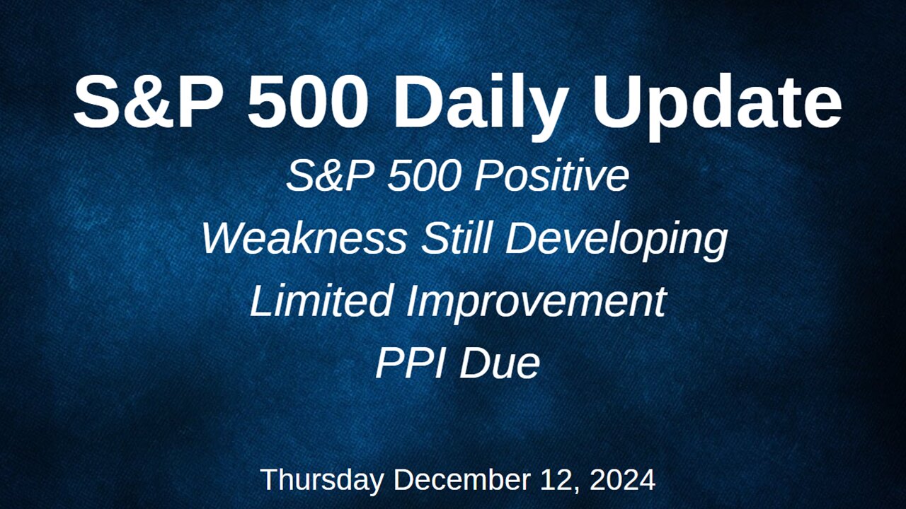 S&P 500 Daily Market Update Thursday December 12, 2024