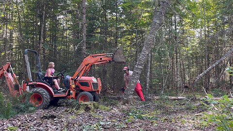 Doing Some Tractor Work With The Kid