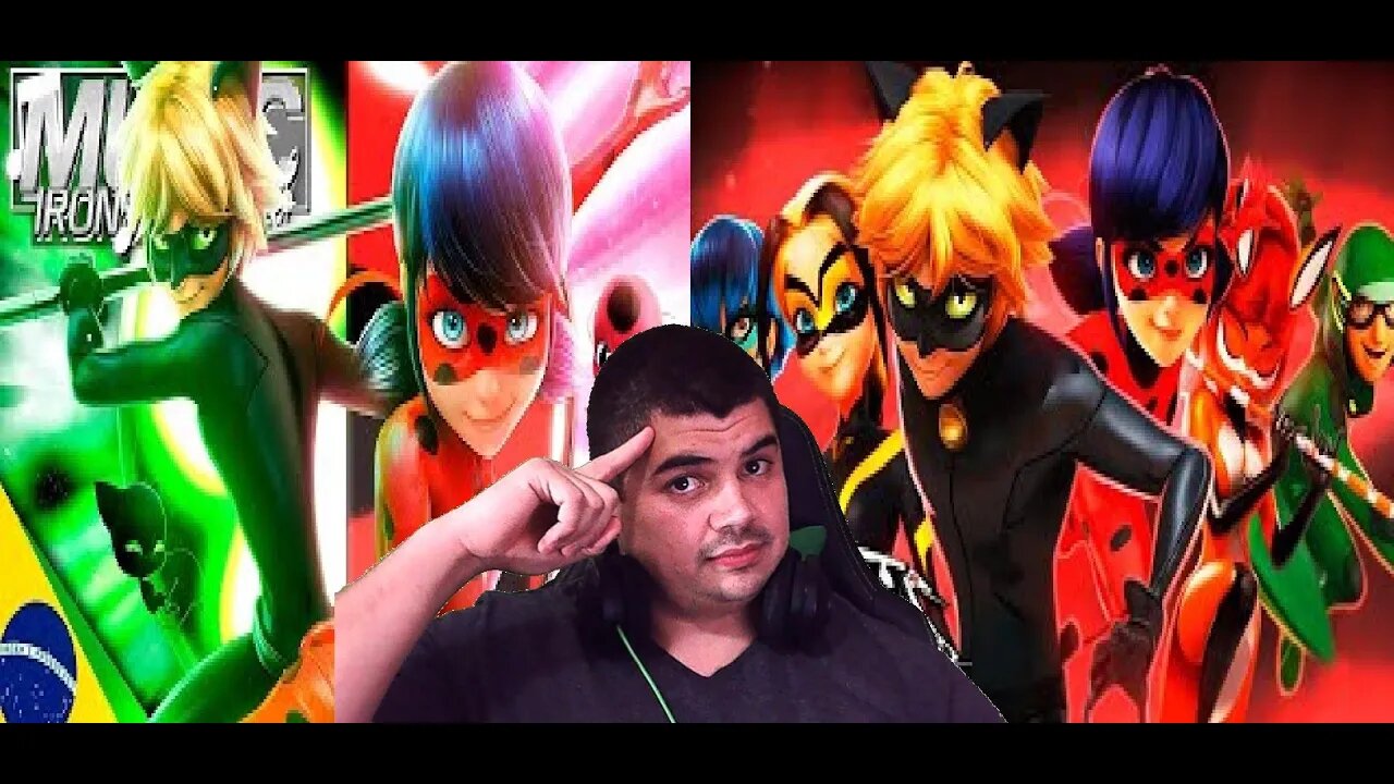 React 2 em 1 Rap da Ladybug e Cat Noir e Rap dos Portadores (Miraculous) - Melhor do mundo