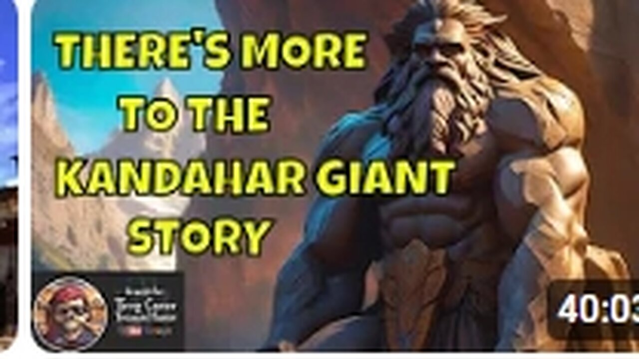 Kandahar giant was fed by my grandmother