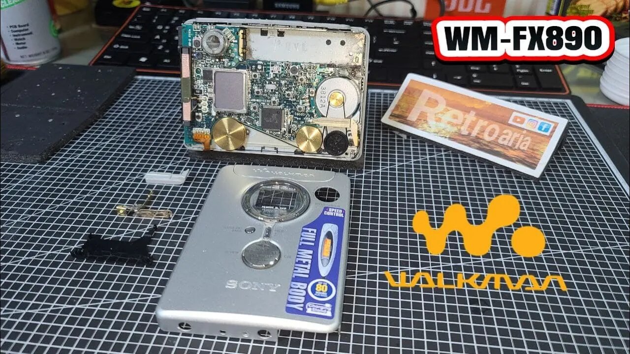 SONY Walkman WM-FX890 - Conserto, troca correia, dicas e testes - Parte 01