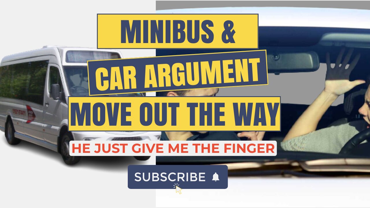 Road Rage In A Car Minibus