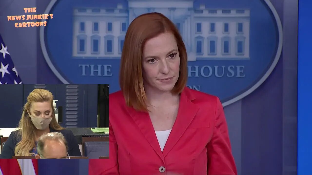 Psaki melts down when asked tough questions.