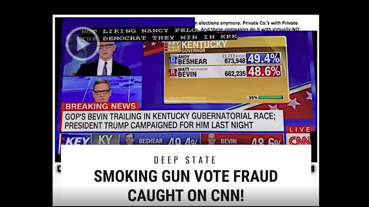 Another Smoking Gun - Electronic Vote Fraud Caught Live on CNN - SGT Report - 11-7-20