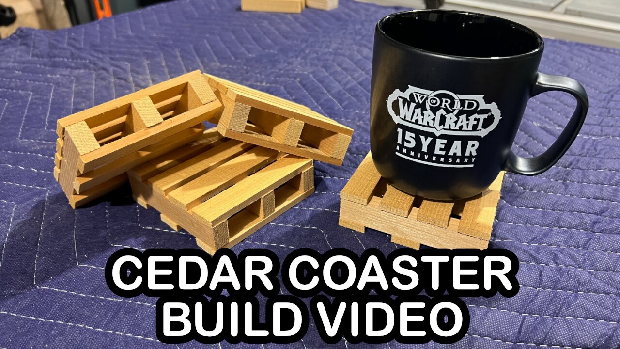 Cedar Pallet Coaster Build