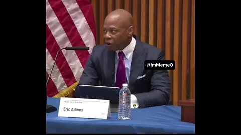 Major Adams trying to convince people that crime in NYC is just a perception problem.