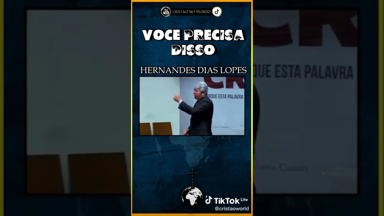 VOCÊ PRECISA DISSO ! - HERANDES DIAS LOPES - #shortes