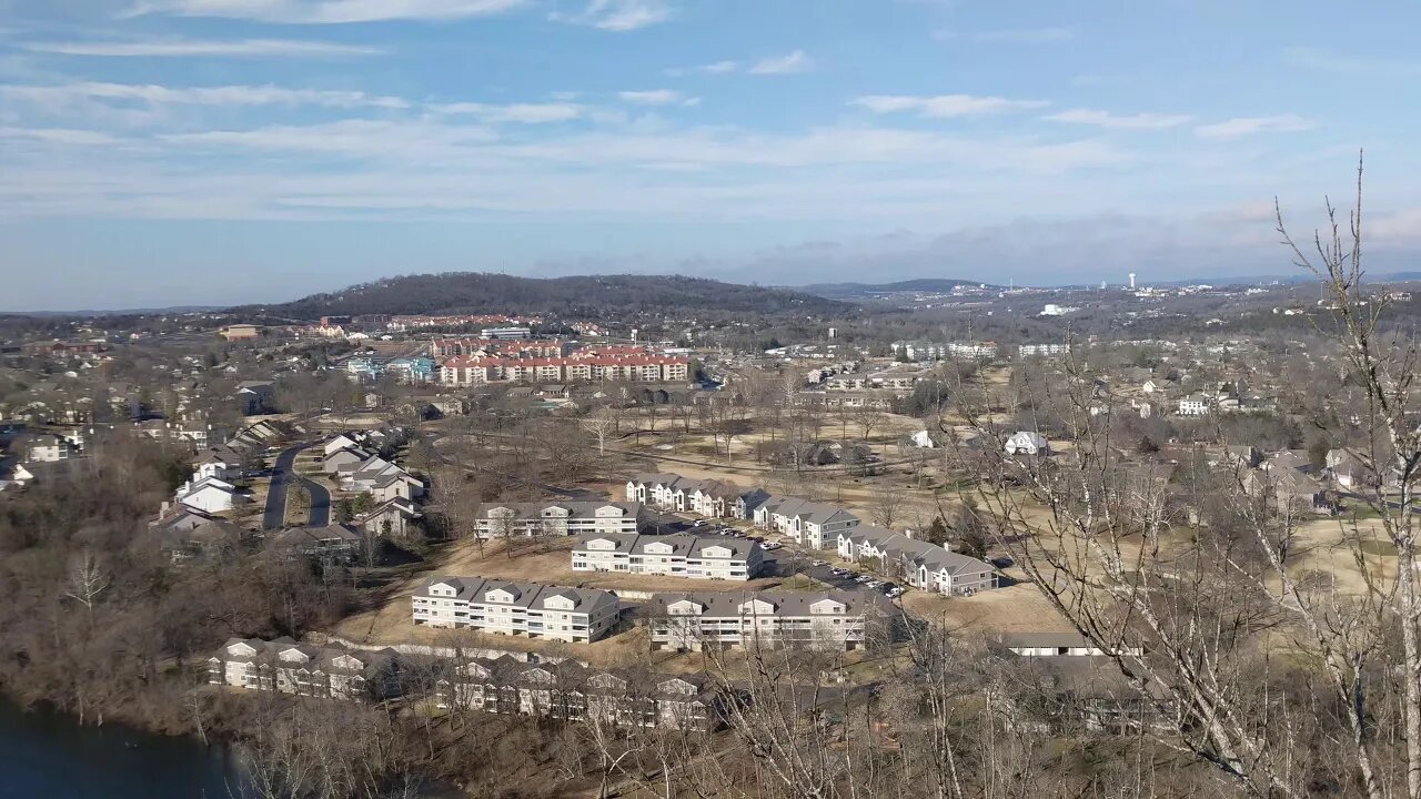 February 2020 View of Branson Missouri from South side overloop