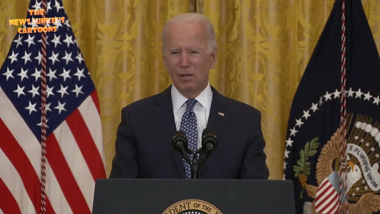 Biden: "I'm supposed to stop and walk out of the room."