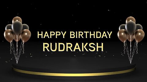 Wish you a very Happy Birthday Rudraksh