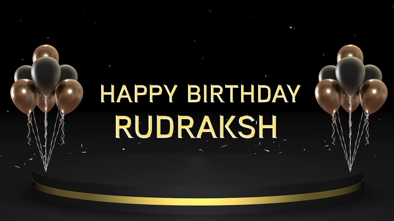 Wish you a very Happy Birthday Rudraksh