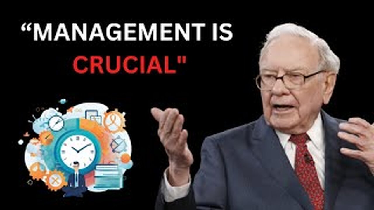 Warren Buffett: How To Find Good Management