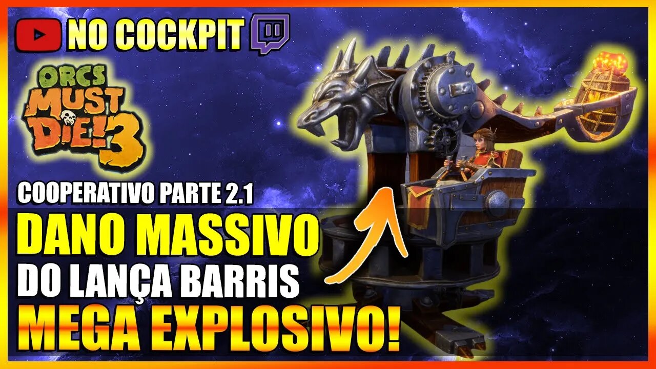 ORCS MUST DIE 3 COOP LIVE GAMEPLAY ENTRE IRMÃOS Parte 2.1 | COOPERATIVO