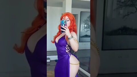 wearing sexy Princess dress for you