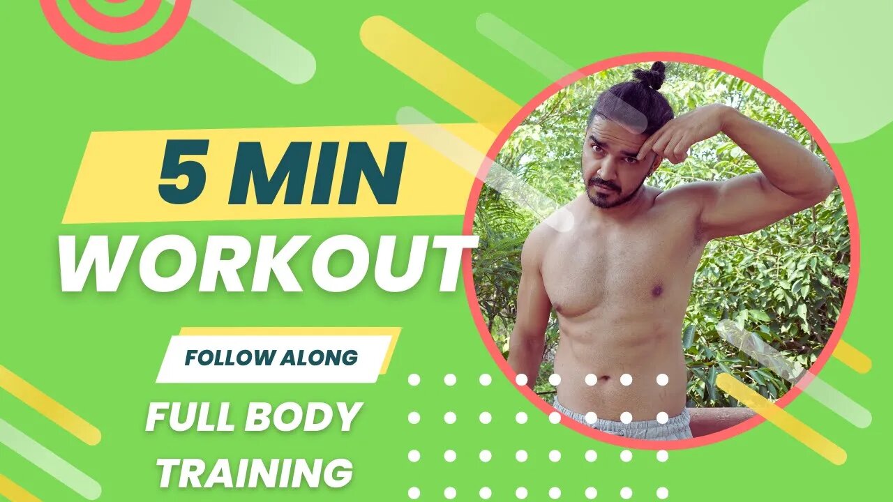 Quick full body follow along workout at home