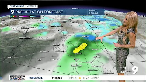 Cooler air and a chance for rain coming