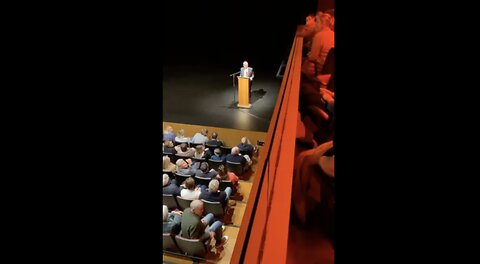 John Ansell Stands Up and Speaks Out at Ashley Bloomfield Speaking Event in Upper Hutt