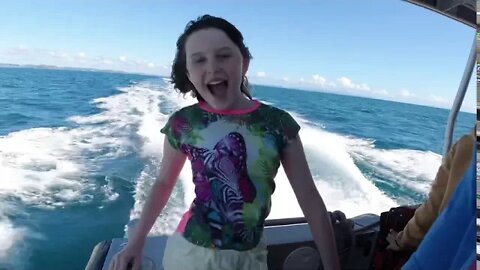 On the boat to Great Keppel Island in Spring