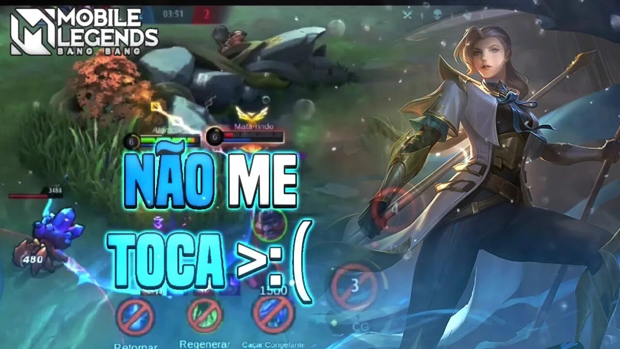 ESSE FRANCO CONSEGUIU ME TILTAR DE TANTO ACERTAR GANCHO | SILVANNA GAMEPLAY | ÉaM #16 | MLBB