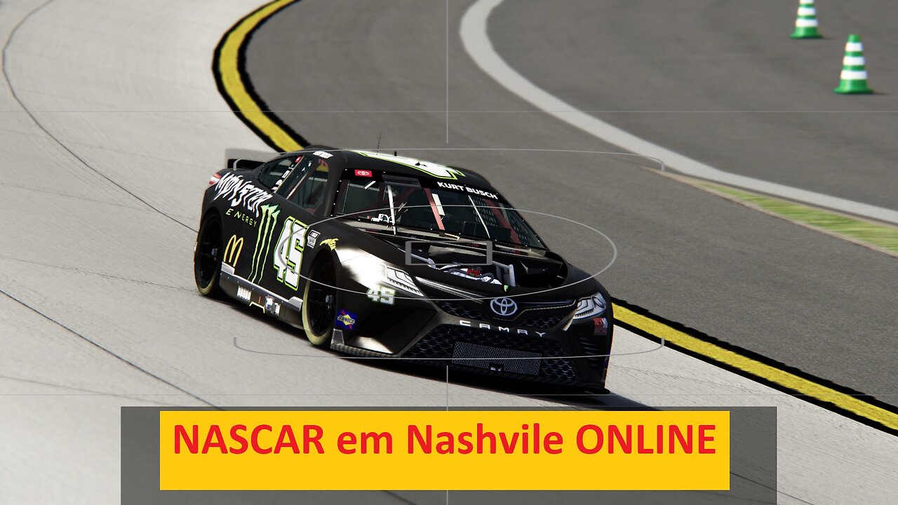 Nascar online em Nashville, podia ter sido melhor. #assetocorsa #nascar #toyota