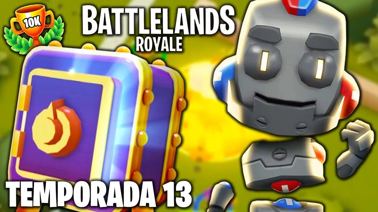 10 Mil Troféus e Caixa de Batalha da Temporada 13 do Battlelands Royale