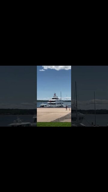 Downtown Charlottetown Yatch and 2022 sign