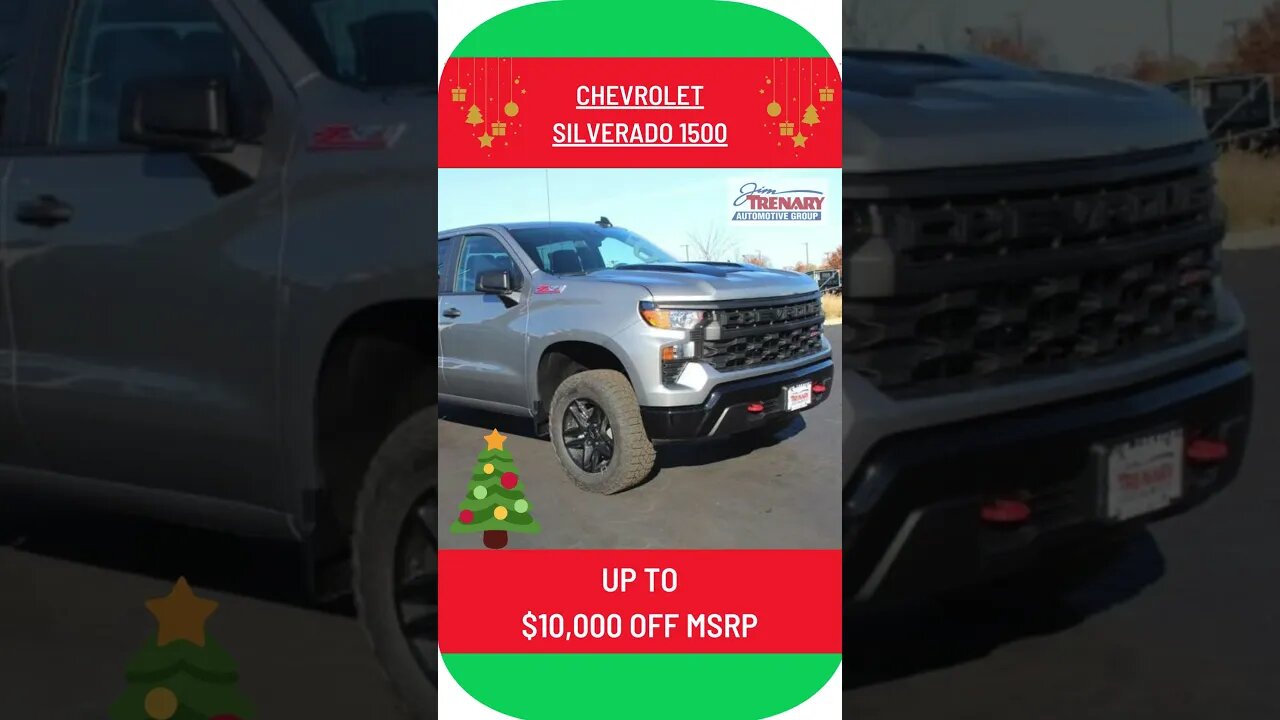 Get the new Chevrolet Silverado 1500 and get up to $10,000 off MSRP.