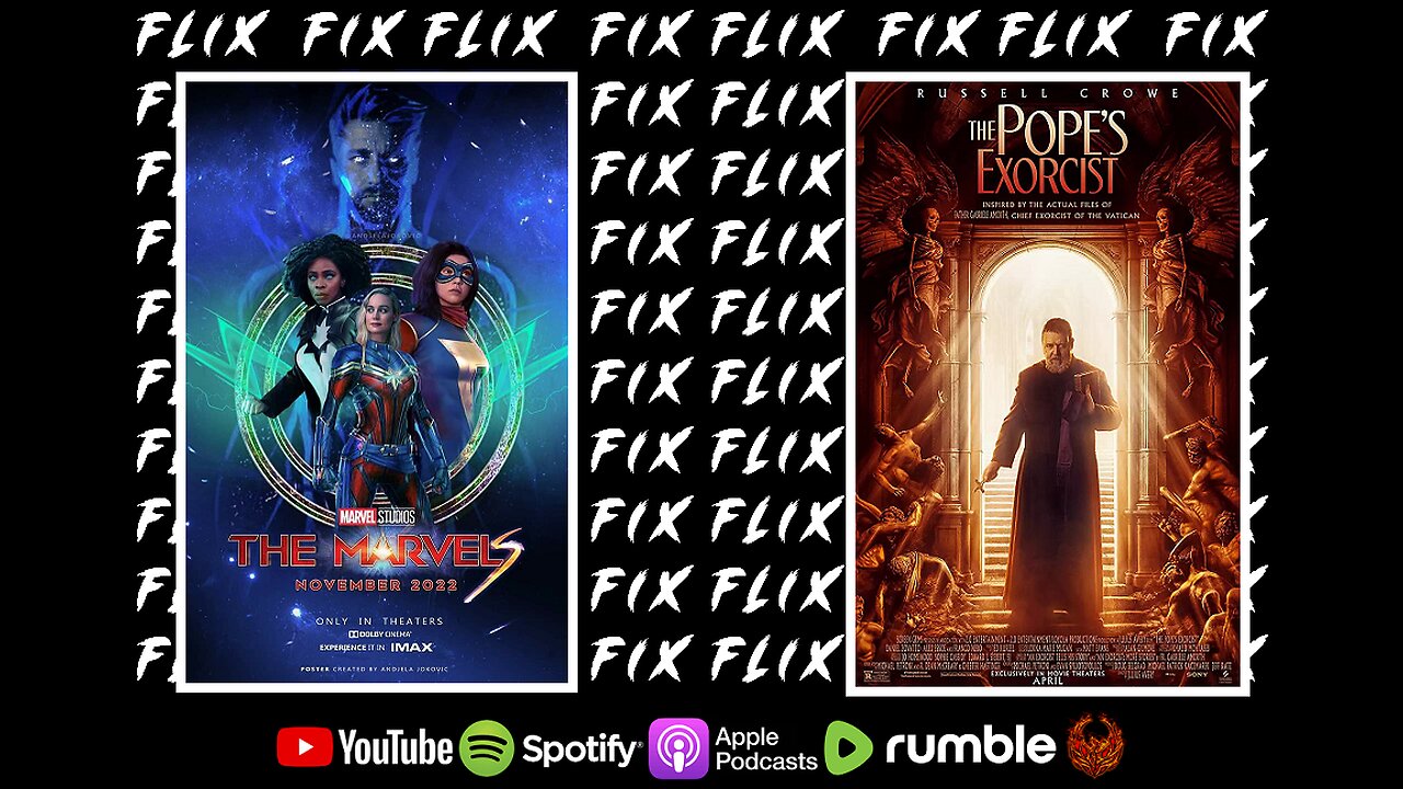 THE POPE'S EXORCIST (2023) & THE MARVELS (2023) Trailer Reaction : FLIX FIX