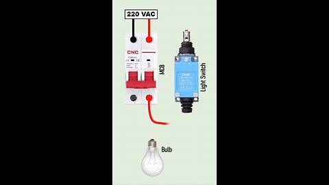 limit switch connection with light #viralvideo