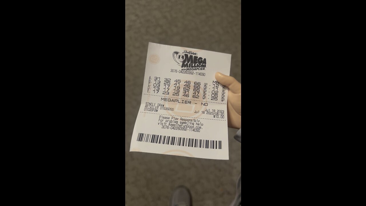 Mega Million Monday: SPH finds these random numbers a rigged game. U can’t win w/these types of #.