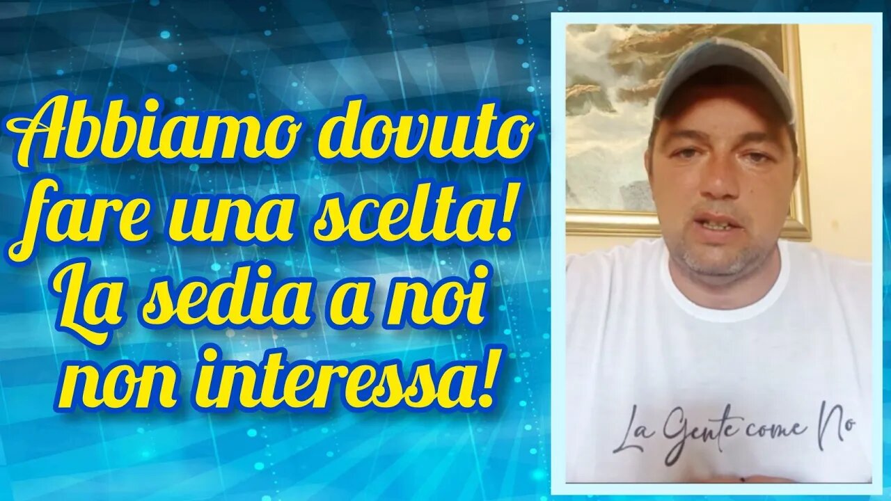 Stefano Puzzer spiega perché è sceso in politica!