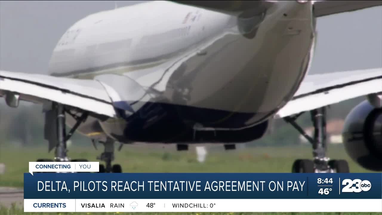 Delta pilots reach pay agreement